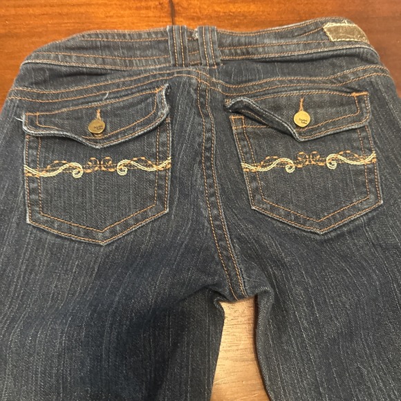 Industrial Cotton Juniors Size 5 Bootcut Jeans Medium Wash Stretch Denim - Picture 8 of 8